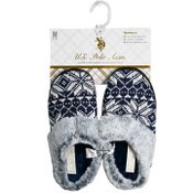 Wholesale - U.S. POLO ASSN. LADIES TAN SLIPPERS W/FUR SIZE 5-10 C/P 24, UPC: 662239084154